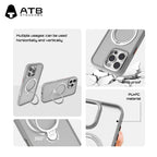 ATB Supraj Seriaj Duobla Ringa Magneta Krampa Telefona Kazo