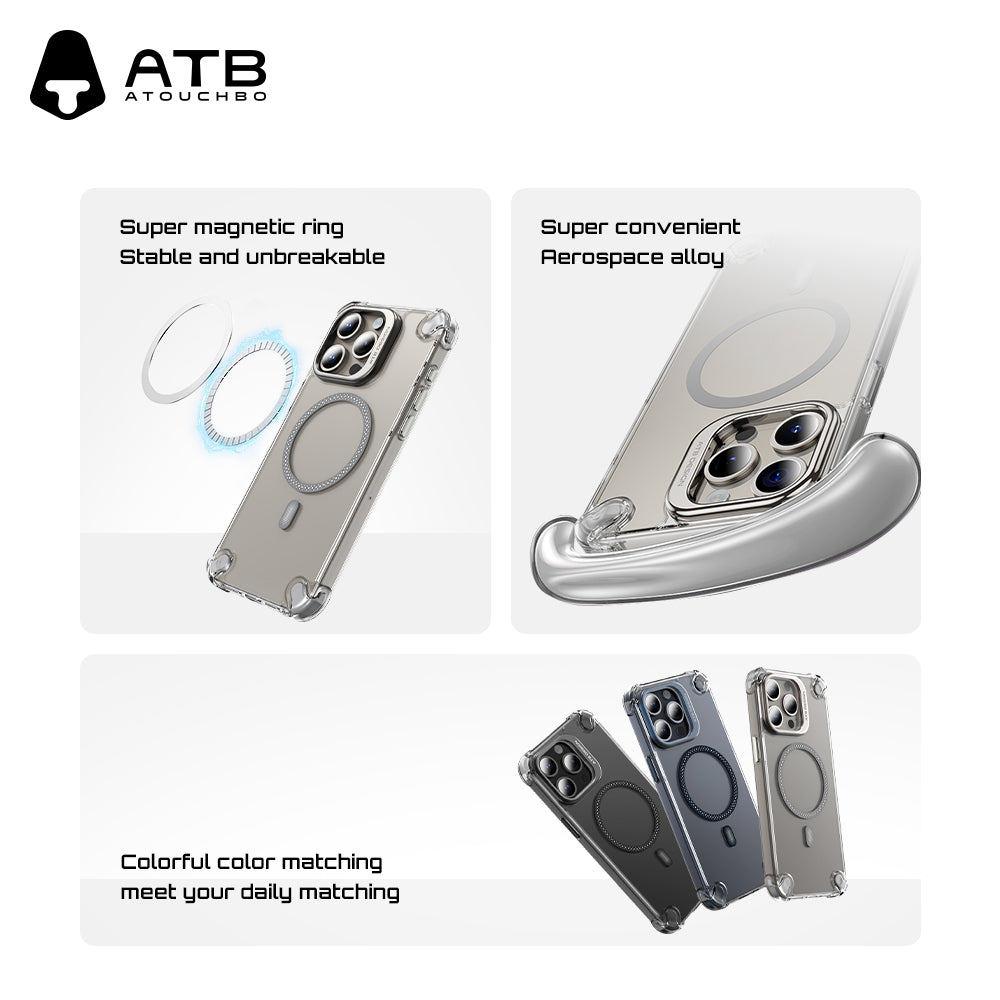 ATB Top Series T-Shape Airbag Magnetic Case (Electroplated)