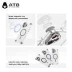 ATB Supraserio T-Forma Aerpoŝa Haŭtsensita Magneta Telefona Kazo (Elektroplatita modelo)