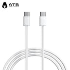 Nova 15 Telefona teksita kablo PD USB C al C por iPhone 15 Nilona plektita C-C Rapida ŝarga kablo por iPhone 15 Pro Max