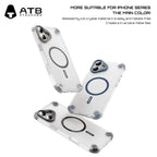 ATB Supraserio T-Forma Aerpoŝa Haŭtsensita Magneta Telefona Kazo (Elektroplatita modelo)
