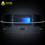 Komputila ekrana filmo kun rimenstila komputila protekta plato por privateco