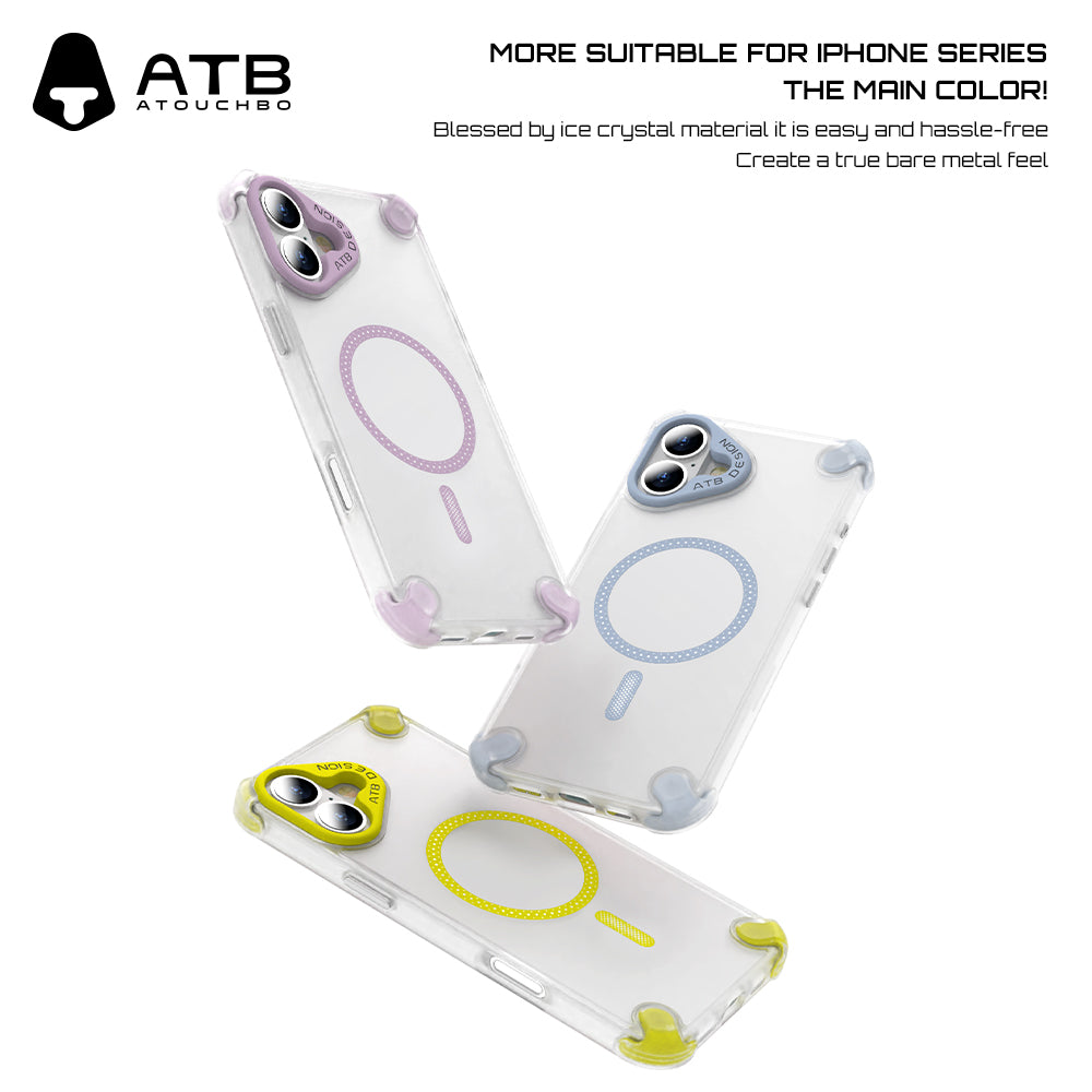 ATB Top Series T-Shape Airbag Skin Sensitive Magnetic Phone Case (Oil spray model)