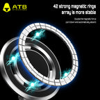Kutima Aloja Superforta Magneta 360 Rotacia Aŭtomobila Telefontenilo por iPhone 14 Pro Max Magneta Aŭto-Subteno-Monto