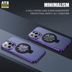 Atouchbo 2023 Nova Dezajno Akrila Magsaf Milda TPU+PC Telefona Kazo kun Ringtenilo por IPhone 14 kazo 13 15 Pro Max