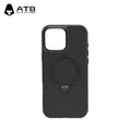 ATB Top Series Carbon Fiber Double Ring Magnetic Bracket Phone Case