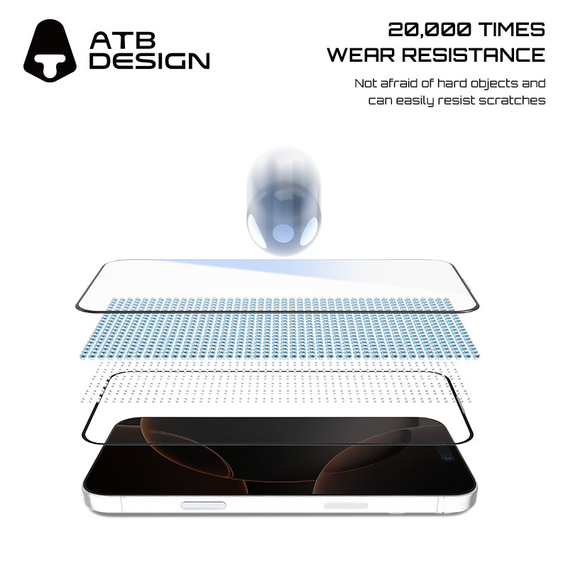 Crystal anti-scratch HD tempered glass