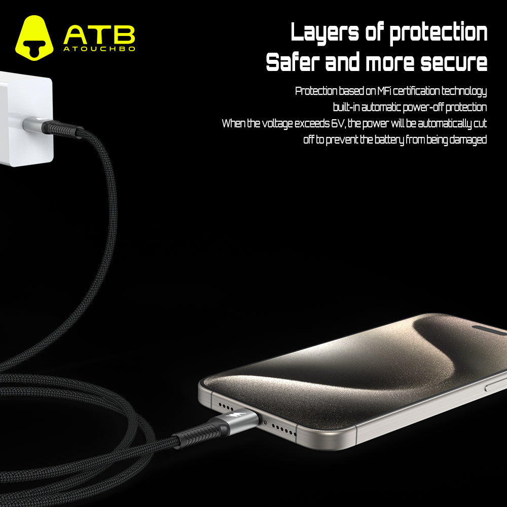 Hot Selling 20W Fast Charging PD Micro USB Type C Data Cable for iPhone 13 12 Pro Max Lightning Apple