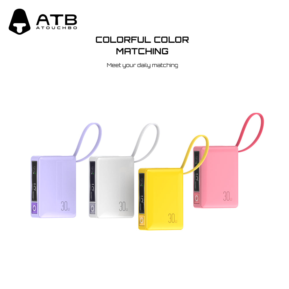 Equipped with an XG-PB909 built-in super fast charging 30W power bank