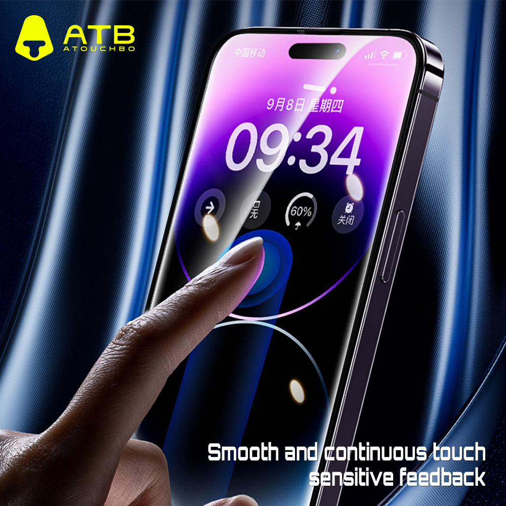 ATB 9H Super Smooth Nano Film High Transparent Resistant Screen Protector For Iphone 14 Pro Max
