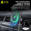 Custom phone holder for car with wireless charger 360 rotation Magnetic adjustable 15w wireless charger car phone holder