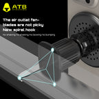ATB Universala ABS Portebla Forta Magneta Poŝtelefona Subtenilo Aŭtomobila Monteto Aera Elireja Telefona Tenilo