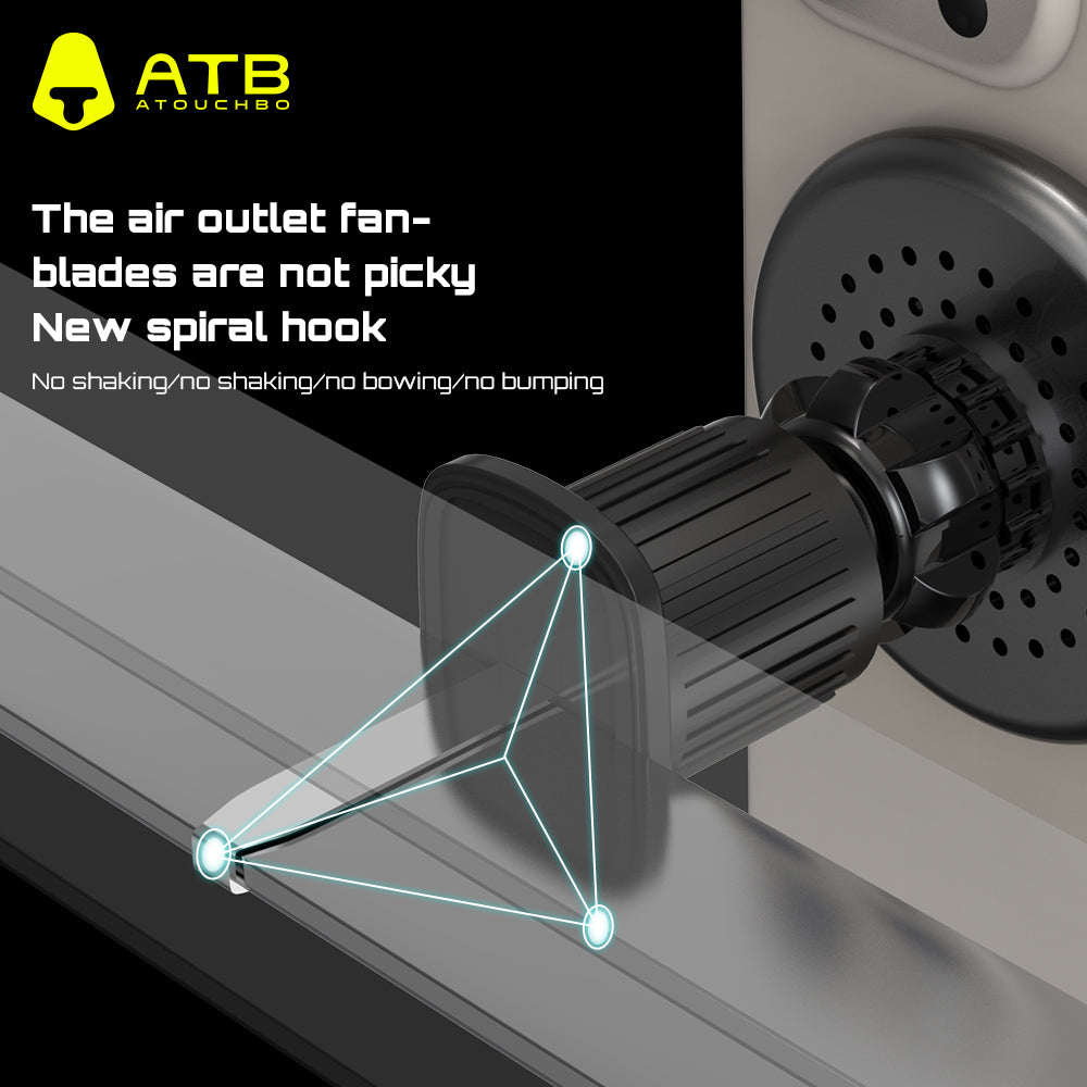 ATB Universal ABS Portable Strong Magnetic Mobile Phone Stand Car Mount Air Vent Phone Holder