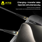 OEM 60W Rapida Ŝarga Kablo Plata Telefona Mikro-USB-Datuma Kablo Rapida Ŝarga Tipo C Kablo por iPhone 15 Pro max
