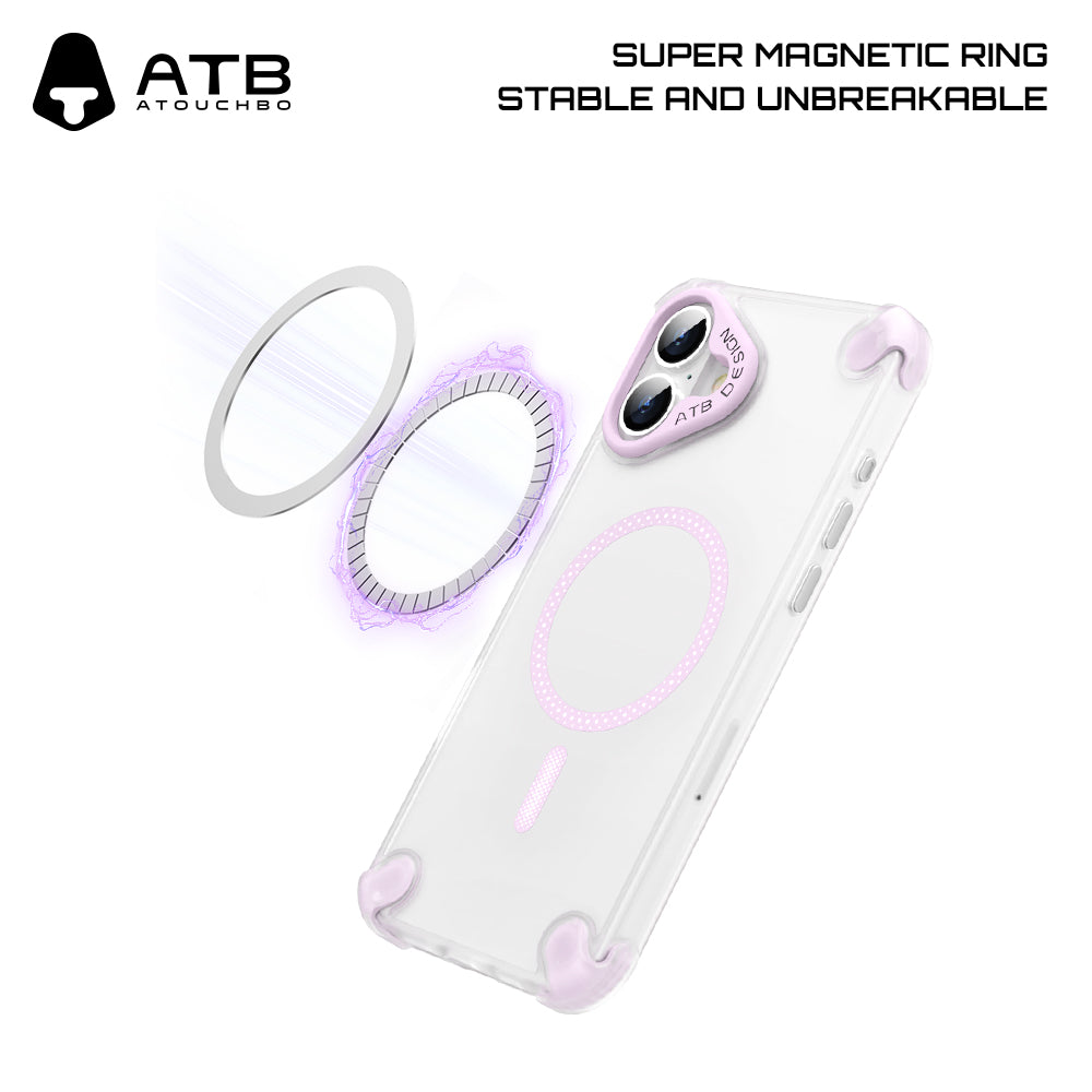 ATB Top Series T-Shape Airbag Skin Sensitive Magnetic Phone Case (Oil spray model)