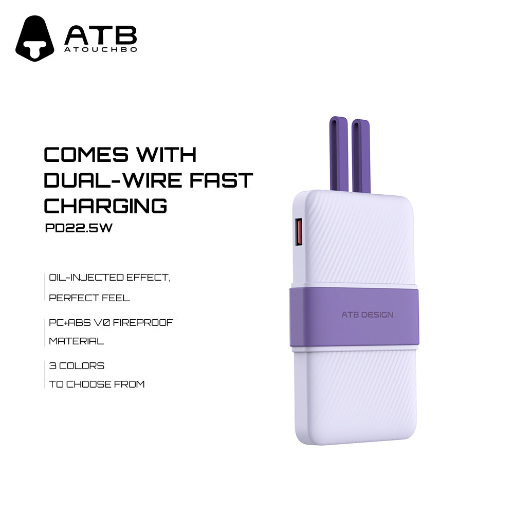 Comes with a dual fast charging cable PD22.5W-JM27