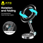 Kutima Aloja Superforta Magneta 360 Rotacia Aŭtomobila Telefontenilo por iPhone 14 Pro Max Magneta Aŭto-Subteno-Monto