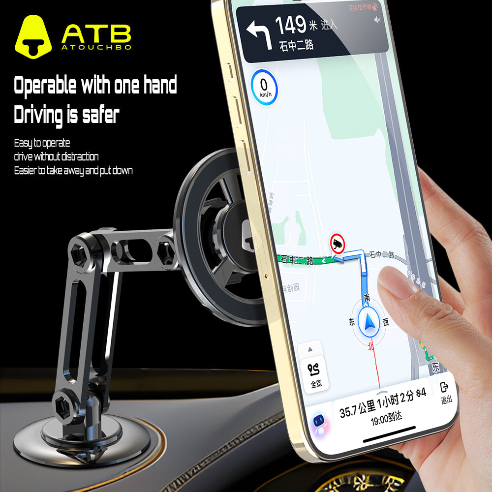 Atouchbo 2023 New Advanced Strong Suction Cup Cellphone Stand Mount Phone Holder for Universal Car