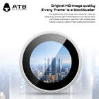 Atouchbo Lens Protektilo por iPhone 15 Safira Lenso Protektilo Titana por iPhone 15 Pro Max Fotila Lensa Protektilo