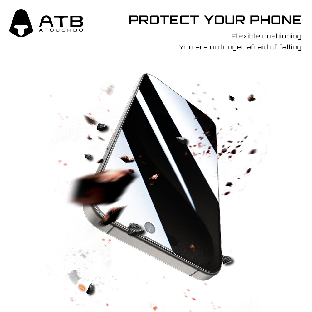 T-shaped dust-free bin 28 degree anti-privacy tempered film ATB pull strip