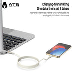Atouchbo Nova Poŝtelefona Komunikada Kablo Ŝarganta Universala Datuma Ŝarganta USB C PD Ŝargilo por iPhone Ŝargilo iPhone