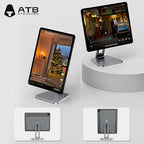 iPad magneta krampo el aluminia alojo kun superforta sorbo