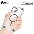 ATB Supraserio T-Forma Aerpoŝa Haŭtsensita Magneta Telefona Kazo (Elektroplatita modelo)