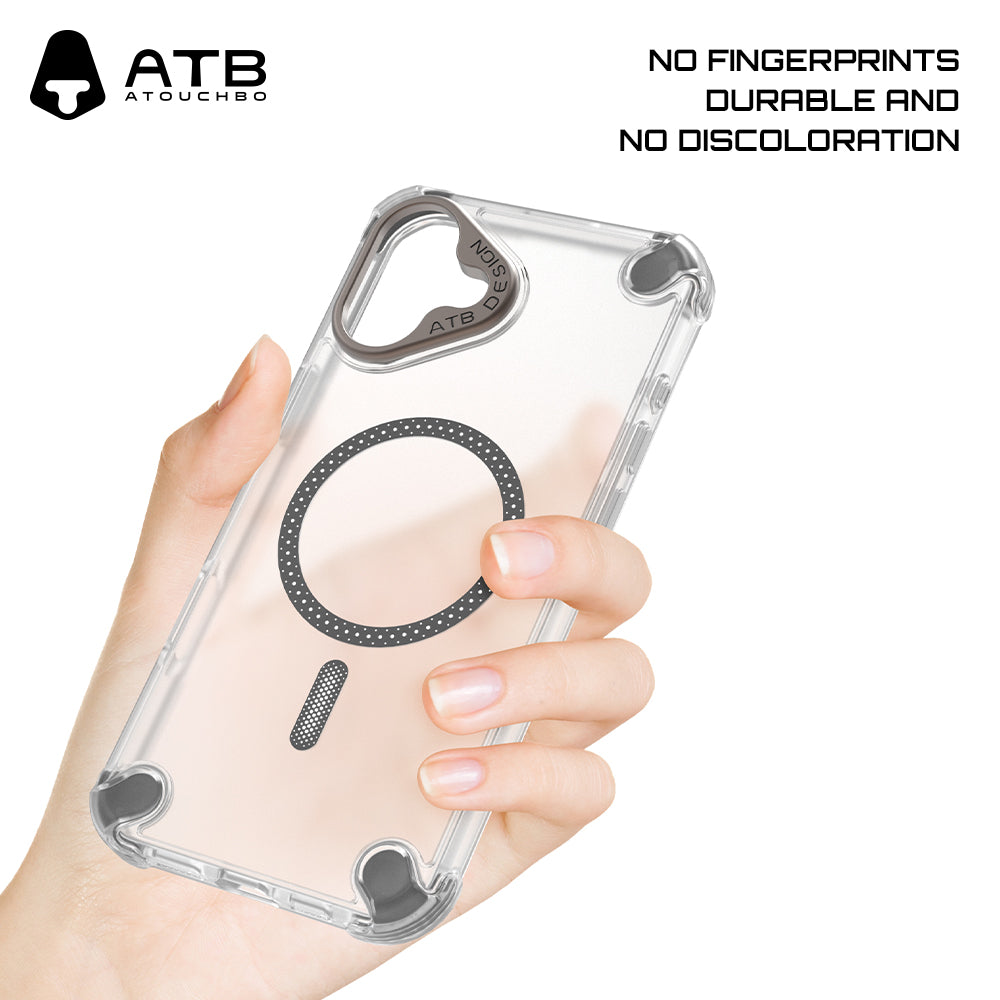 ATB Top Series T-Shape Airbag Skin Sensitive Magnetic Phone Case (Electroplated model)