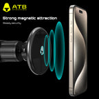 ATB Universala ABS Portebla Forta Magneta Poŝtelefona Subtenilo Aŭtomobila Monteto Aera Elireja Telefona Tenilo