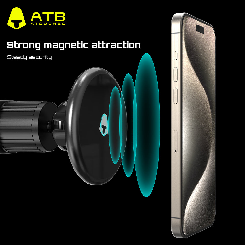ATB Universal ABS Portable Strong Magnetic Mobile Phone Stand Car Mount Air Vent Phone Holder