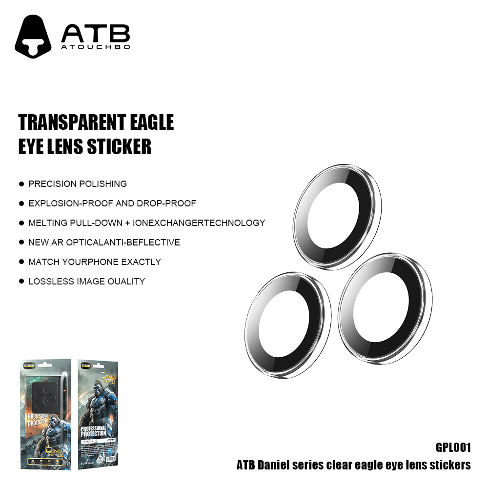 ATB Daniel series transparent eagle eye lens adhesive base (without base plate)