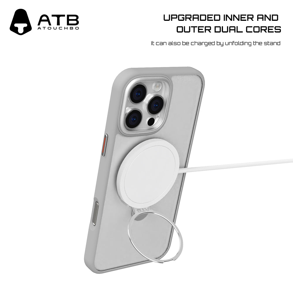 ATB Top Series Dual-Ring Magnetic Bracket Phone Case