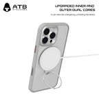ATB Supraj Seriaj Duobla Ringa Magneta Krampa Telefona Kazo