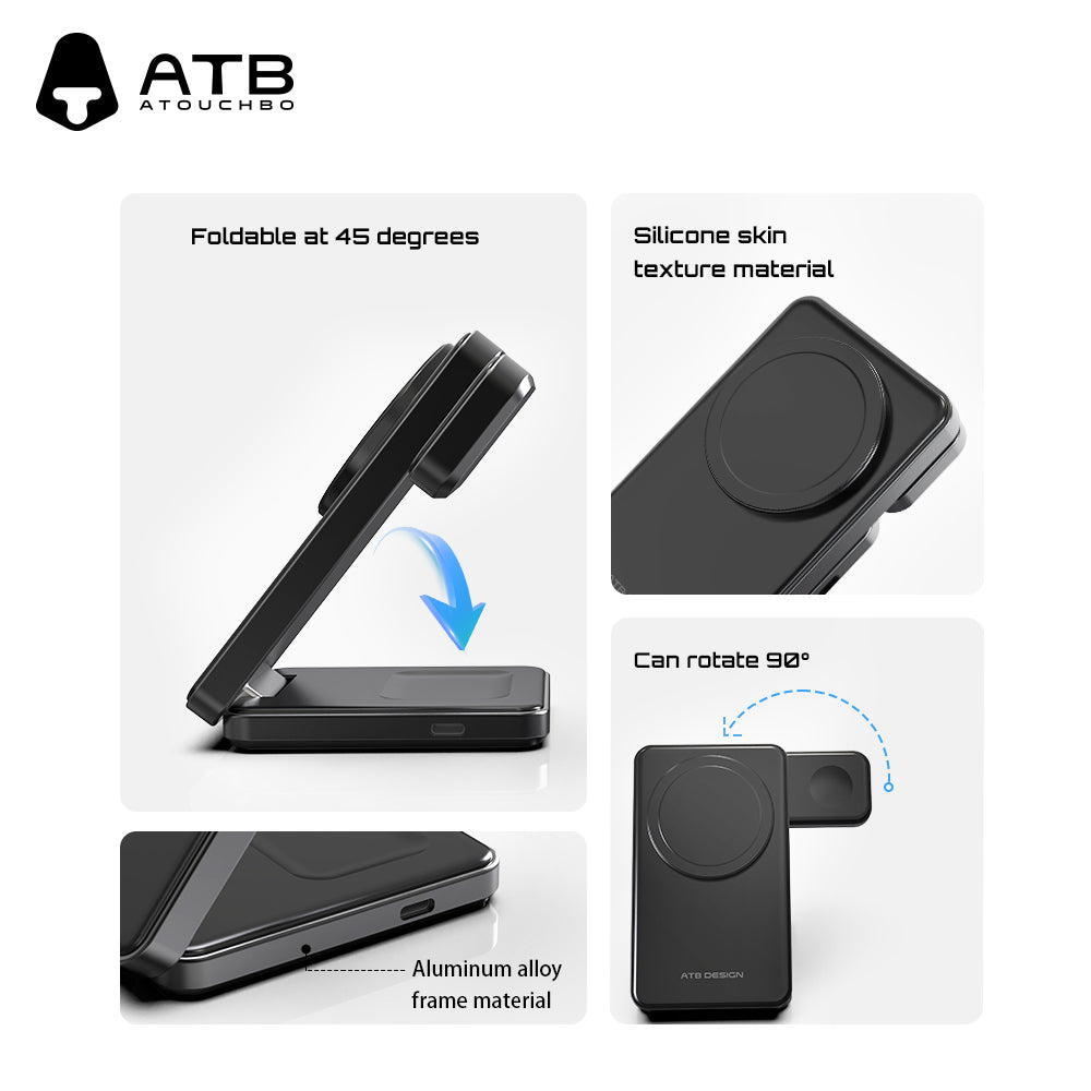 3-in-1 Wireless Charging Stand M8