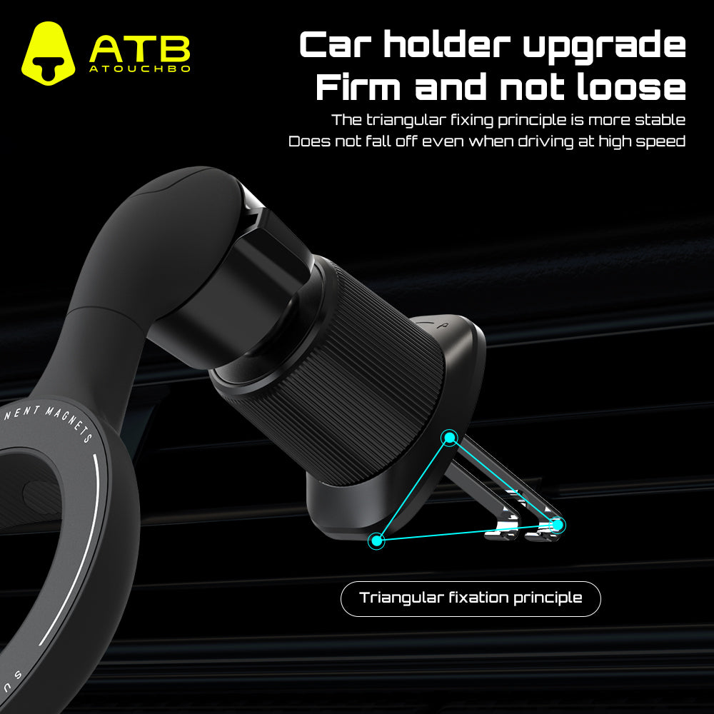 2023 New Trending Product Strong Magnet 360 Rotation The Best Mini Magnetic Car Mount Cell Phone Holder for Car Ventilation