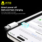 Nova 15 Telefona teksita kablo PD USB C al C por iPhone 15 Nilona plektita C-C Rapida ŝarga kablo por iPhone 15 Pro Max