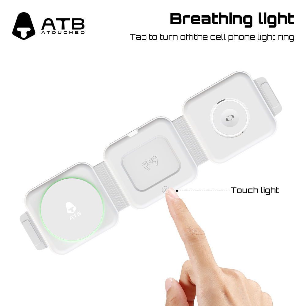 ATB 3-in-1 Desktop Wireless Charging