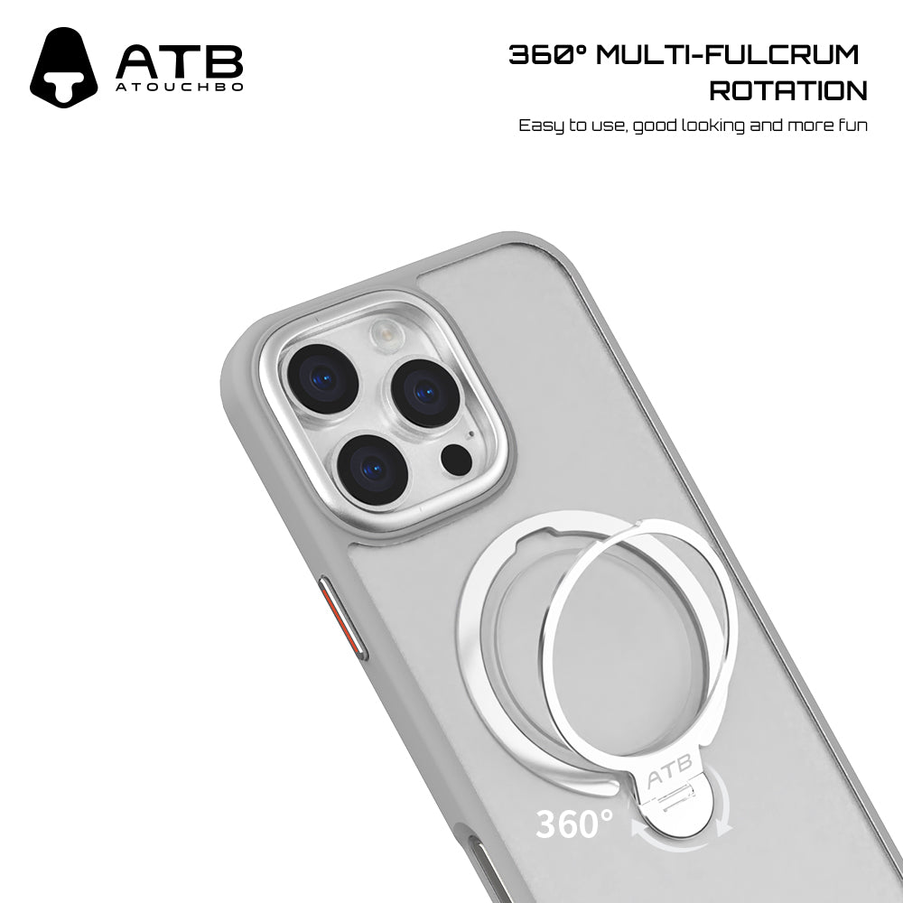 ATB Top Series Dual-Ring Magnetic Bracket Phone Case