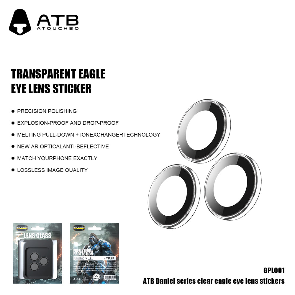 ATB Daniel series transparent eagle eye lens adhesive base (without base plate)