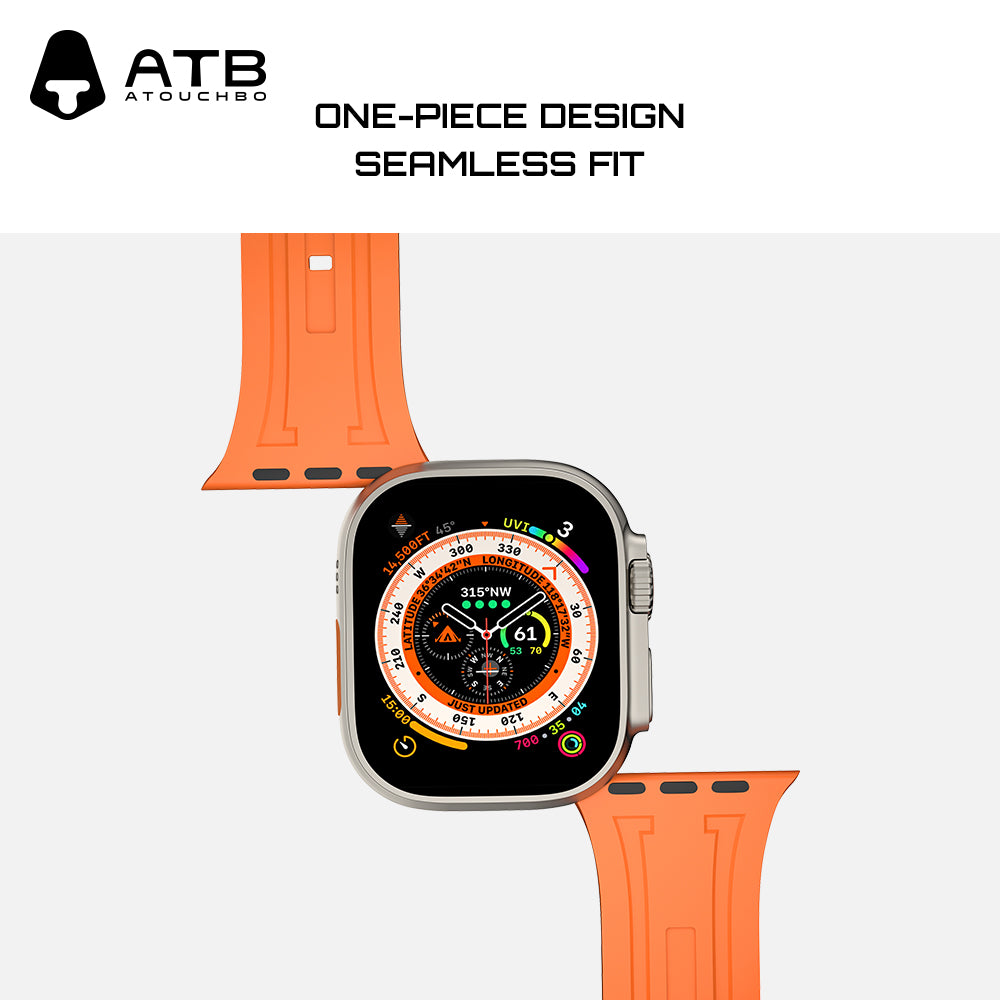 ATB TOP Series Fluoro-rubber Silicone Watch Band