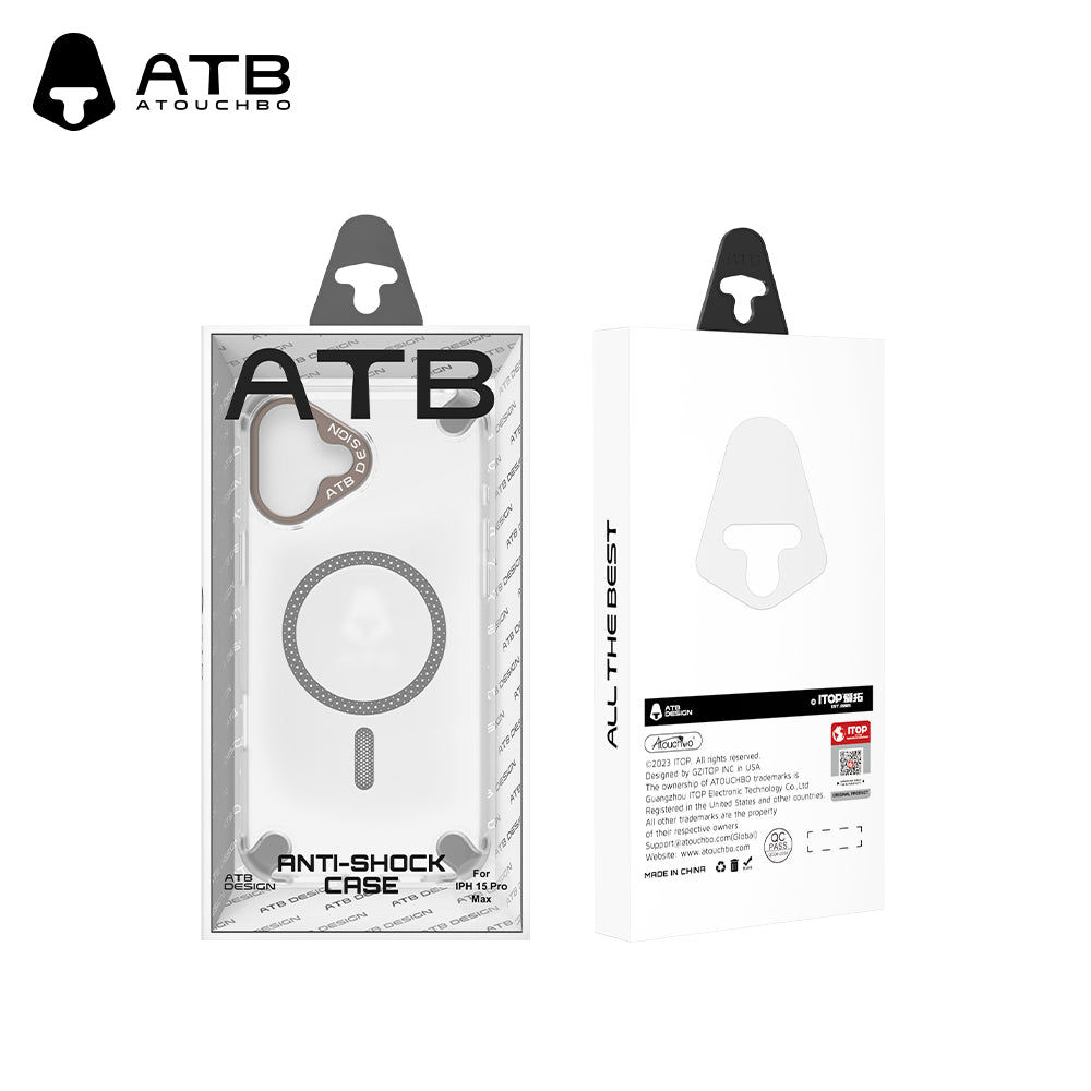 ATB Top Series T-Shape Airbag Skin Sensitive Magnetic Phone Case (Electroplated model)