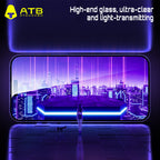 ATB 9H Super Glata Nano-Filmo Alta Travidebla Rezistema Ekrana Protektilo por iPhone 14 Pro Max