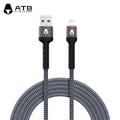 Hemp Braided Aluminum Alloy Gold-Plated Data Cable