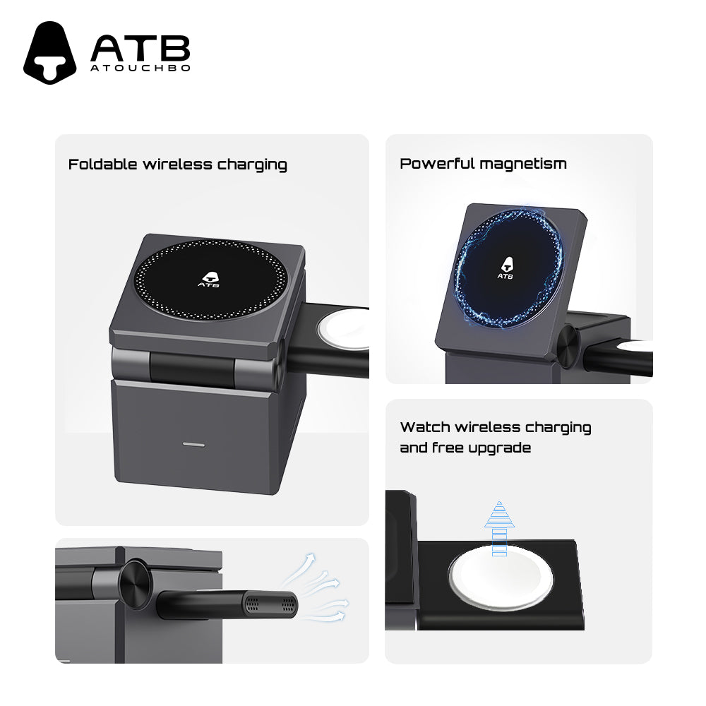 Desktop 3-in-1 wireless charging T1