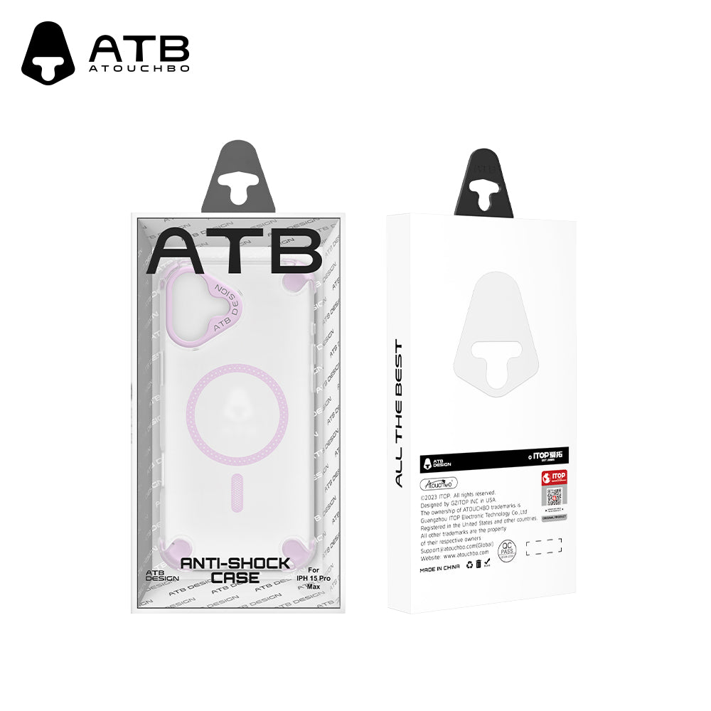 ATB Top Series T-Shape Airbag Skin Sensitive Magnetic Phone Case (Oil spray model)