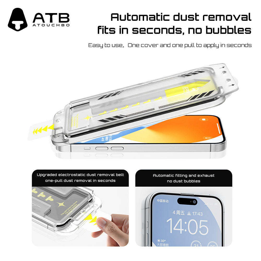 T-shaped dust-free container high-definition tempered film ATB strand