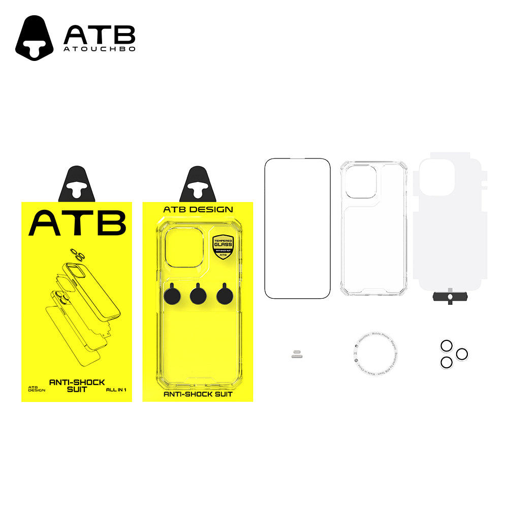 Diamond ultra-transparent anti-drop high-definition tempered film set (without installation tool)