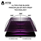 ATB Rogers Serio Plata 2D Rektangula Alta Alumina Privateca Hardita Vitra Filmo