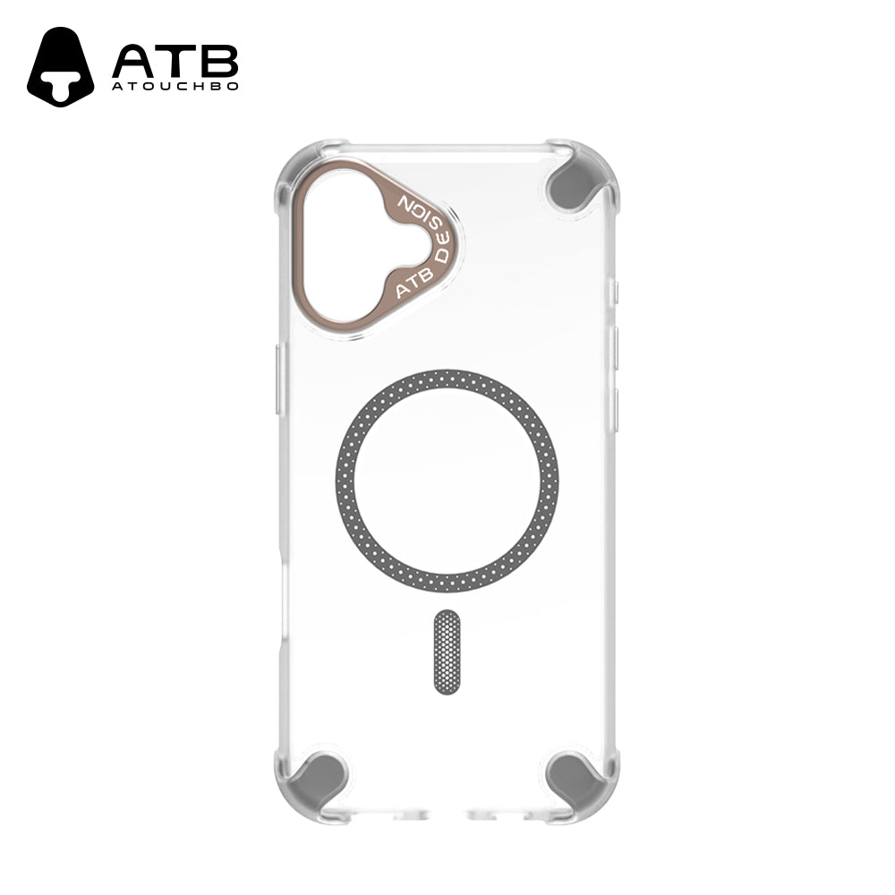 ATB Top Series T-Shape Airbag Skin Sensitive Magnetic Phone Case (Electroplated model)