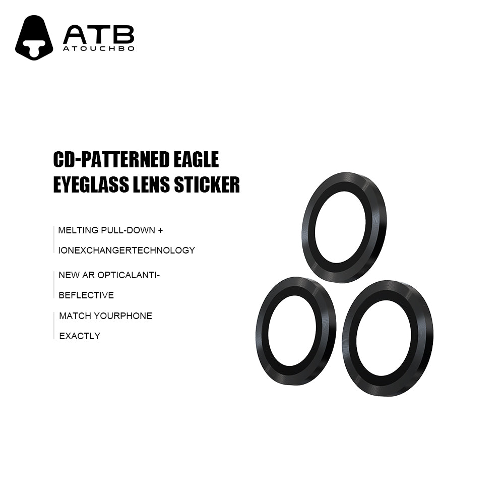 ATB Daniel series transparent eagle eye lens sticker base model (without base plate)